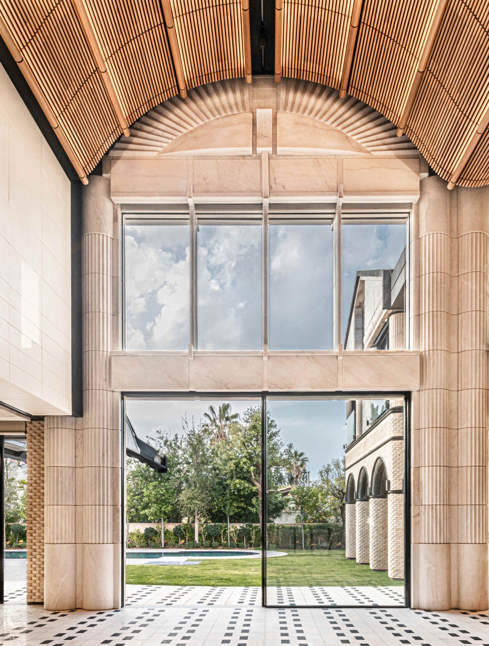 African Walnut, Suspended Dome